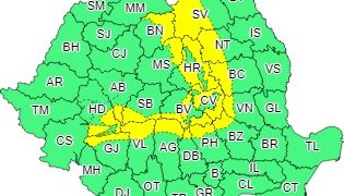 Atenționare meteorologică. Cod galben