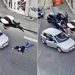 O femeie a vrut să însceneze un accident: s-a aruncat pe jos fără să fie lovită de mașină. Ce a dat-o de gol