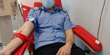 Jandarmii maramureșeni, implicați constant în acţiunile de donare de sânge