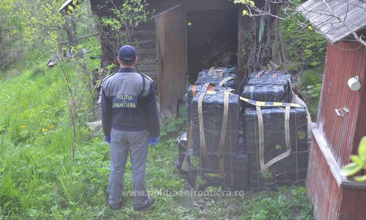 Peste 46.000 pachete țigări descoperite la frontiera de nord