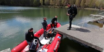 SCAFANDRII DIN CADRUL ISU MARAMUREŞ, ANTRENAMENT PE LACUL BODI- MOGOȘA