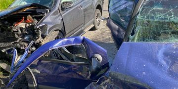 Imagini de la accidentul mortal de la Şomcuta Mare în care o femeie şi-a pierdut viaţa