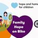 Copii și părinți pe bicicletă de 1 iunie, eveniment organizat de Hope and Homes for Children România și Maramureș Bike