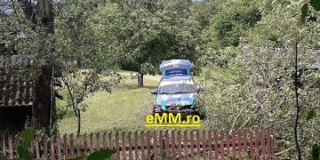 Raliul Maramureşului. A zburat cu bolidul prin gardul unei case din Coruia – FOTO