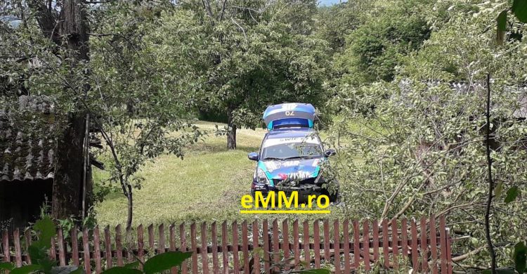 Raliul Maramureşului. A zburat cu bolidul prin gardul unei case din Coruia – FOTO