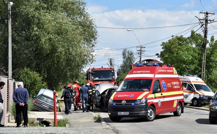 Accident cu 8 victime în Baia Mare: „Ăștia ne omoară copiii!”