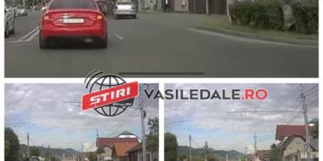 NEATENȚIA ÎN TRAFIC. DOUĂ MAȘINI S-AU CIOCNIT PE STRADA VASILE LUCACIU