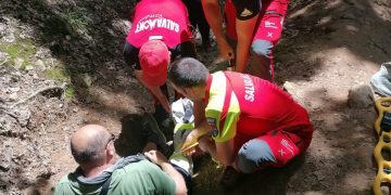 VIDEO: Acțiune în derulare a SPJ Salvamont Maramureș în zona Lacul Albastru din Baia Sprie