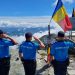26 IUNIE, ZIUA DRAPELULUI NAȚIONAL: Jandarmii montani maramureșeni de la Borșa și Cavnic au înălțat DRAPELUL pe vârful muntelui