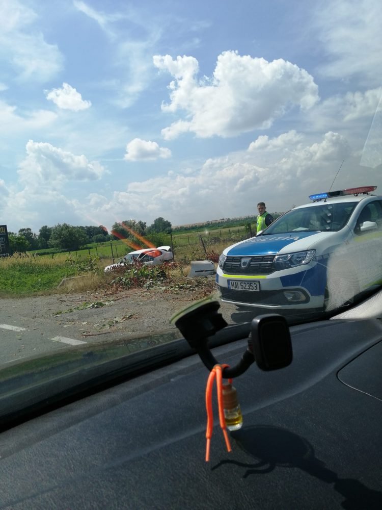 ACCIDENT GRAV PE DN1C ÎN ZONA PODULUI DE LA LĂPUŞEL
