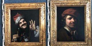 Două tablouri valoroase, găsite la gunoi pe o autostradă