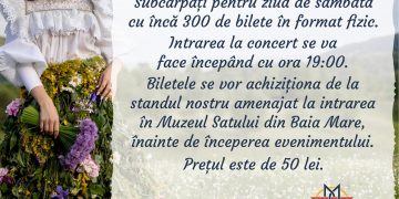Bilete suplimentate la MandrIE Maramureșeană