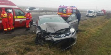 11 persoane, implicate într-un accident rutier produs pe DN 1
