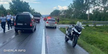 Un motociclist din Baia Mare a fost rănit într-un accident grav