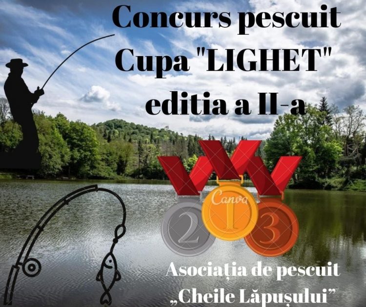 Pescarii, invitaţi la cea de-a doua ediţie a Concursului de pescuit Cupa „Lighet”