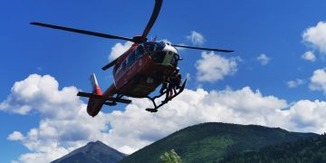 SPJ Salvamont Maramureș, trei zile de exerciţii cu elicopterul IGAV