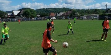 Fotbal Under 13. Campionatul Județean. Finala se joacă între Sporting Maramureș și CS Minaur
