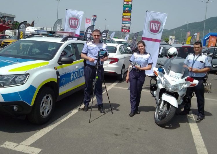 Polițiștii Serviciului Rutier au pus la încercare simțurile cetățenilor