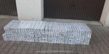Țigări de contrabandă descoperite la frontiera verde și în PTF Sighet