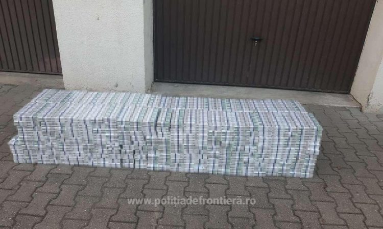 Țigări de contrabandă descoperite la frontiera verde și în PTF Sighet