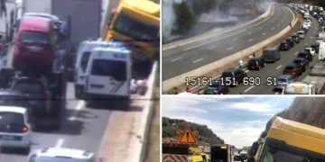 Un şofer român de TIR a provocat prăpăd pe o şosea din Franța: un mort și 9 răniți