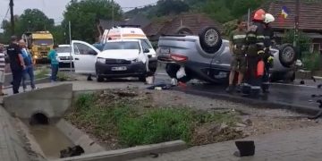IMAGINI de la teribilul accident de la Gârdani