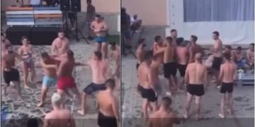 Bătaie cu pumni şi picioare la ştrandul din Carei