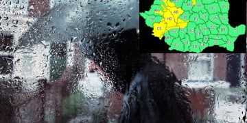 Avertizare meteo: Cod galben de ploi torenţiale, vijelii şi descărcări electrice, valabil până la ora 22.00