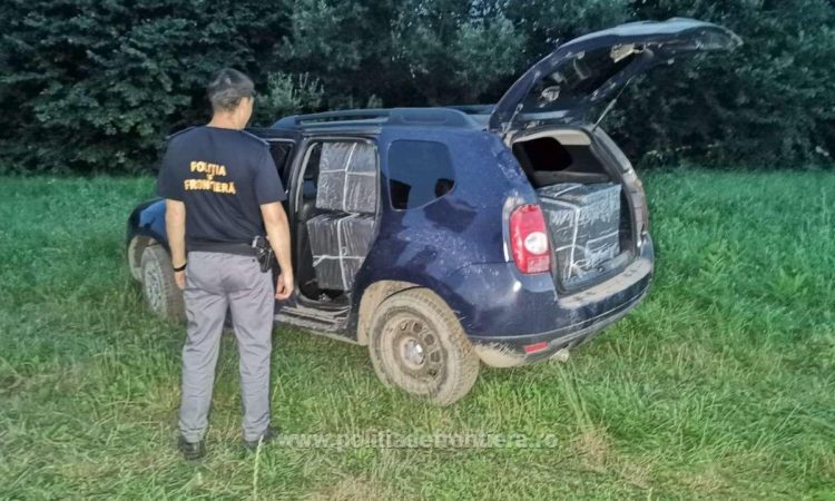 Peste 10.000 pachete cu țigări confiscate la graniţa cu Ucraina