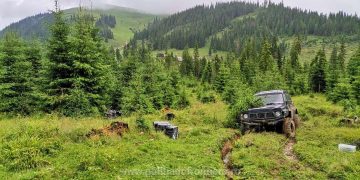 Contrabandiştii şi-au abandonat la Borşa maşina de teren şi două colete cu ţigări