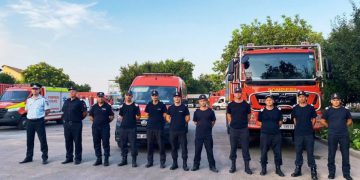 Pompierii români au plecat în Grecia: „Suntem pregătiți. Plecăm 108, vrem să ne întoarcem 108”