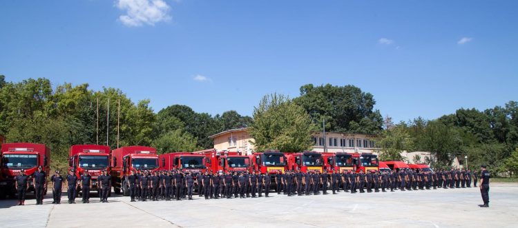 România trimite 142 de pompieri în Grecia, într-o nouă misiune de stingere a incendiilor.