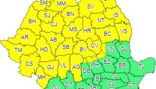 ATENȚIONARE METEOROLOGICĂ   COD GALBEN