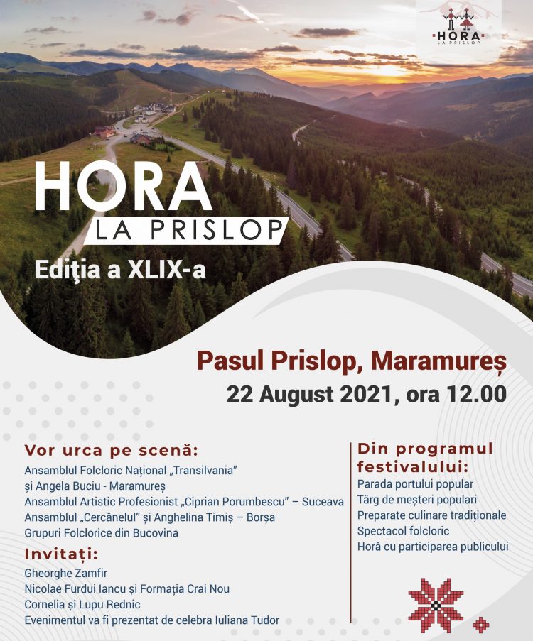 Duminică 22 August ora 12.00, vă așteptăm la Hora de la Prislop – Borșa Maramureș!