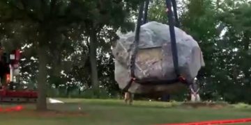 O lume nebună, nebună, nebună! Un bolovan este considerat simbol rasist!