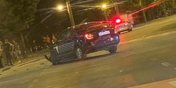 De moment: Accident produs în fața hotelului Rivulus