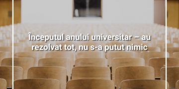 ANOSR critică guvernul pentru bătaia de joc cu care a tratat începerea anului universitar