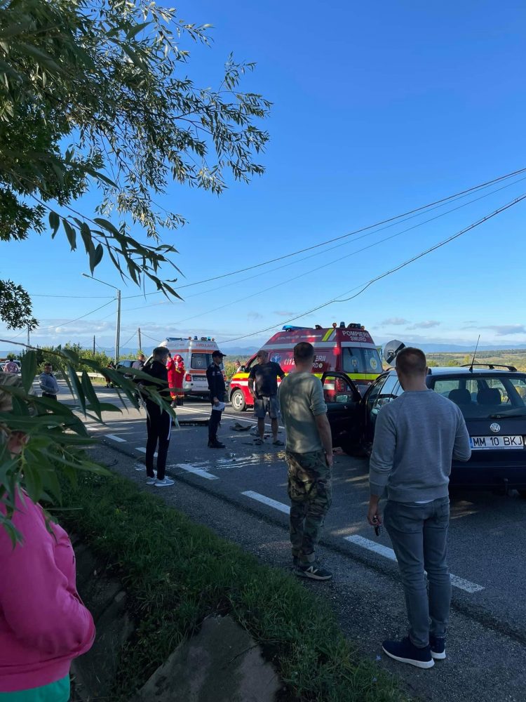 IMPACT VIOLENT PE DN1C LA ȘOMCUTA MARE. DOUĂ VICTIME