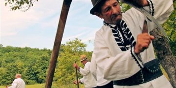 TRADIŢIE ŞI VOIE BUNĂ: „CLACĂ DE FÂN” LA ASPRA