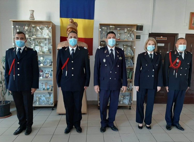 Ceremonie de înaintare în gradul următor la ISU Maramureş