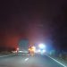 FOTO: Accident la Cicârlău! Un microbuz cu 10 pasageri s-a ciocnit cu un autoturism