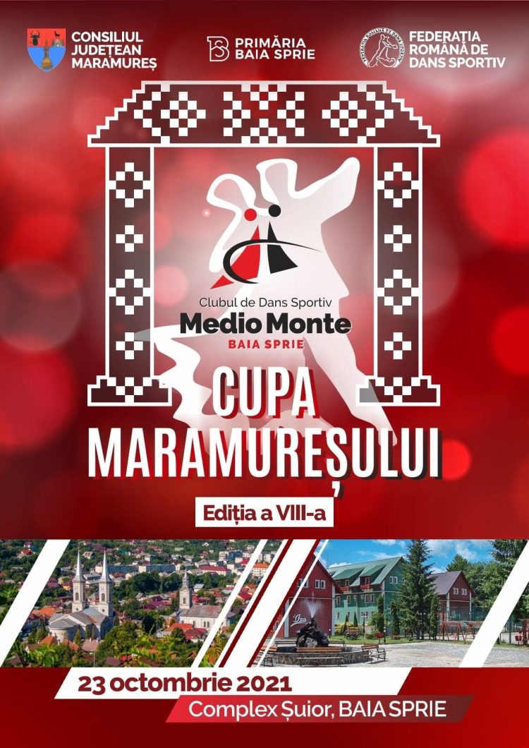 O nouă ediţie a competiției naționale de dans sportiv ”Cupa Maramureșului”