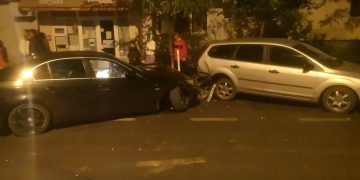 Baia Mare: Accident în lanț. Mai multe autoturisme au fost avariate