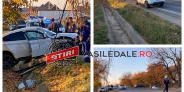 2 RĂNIȚI DUPĂ CE DOUĂ MAȘINI S-AU IZBIT VIOLENT ÎN SĂBIȘA