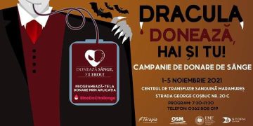 Campania Dracula donează, hai și tu! – Baia Mare, 1-5 noiembrie 2021