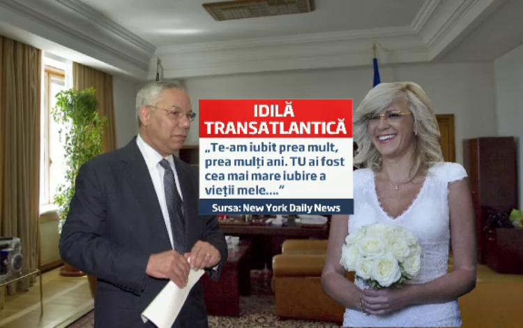 Povestea de amor dintre Corina Crețu și Colin Powell