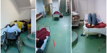 Secţia ATI, comparată cu Arca lui Noe de care se agață cu disperare oamenii. Înainte să moară, regretă că nu s-au vaccinat