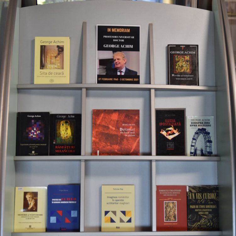 IN MEMORIAM profesor universitar doctor George Achim. 27 februarie 1960 – 3 octombrie 2021