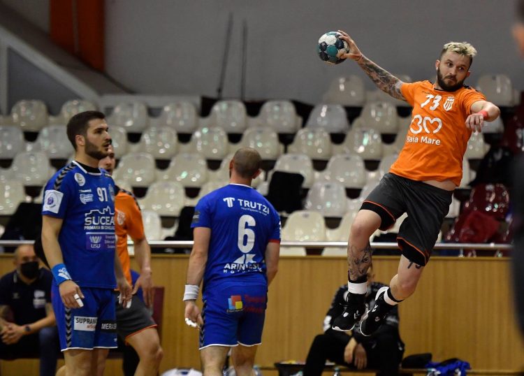 Handbal. Liga Națională. Minaur a câștigat restanța cu Universitatea Cluj și rămâne în plutonul fruntaș