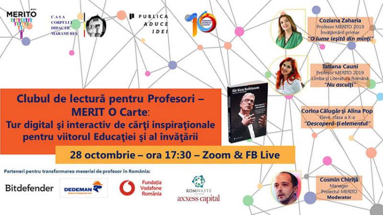 Clubul de lectură pentru profesori – MERIT O Carte
